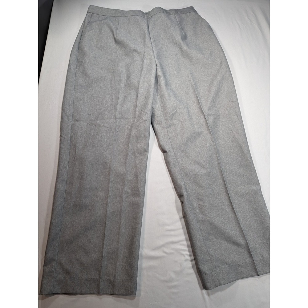 Alfred Dunner Womens White Pull on Pants Size 18W‎ Ladies Elastic Waist NWT
